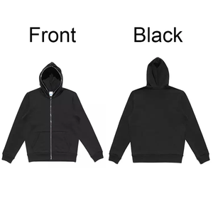 Sudadera con Capucha Unisex Extra Grande, Personalizable, con Cremallera Completa, Forro Polar de Invierno, Ecológica, Transpirable, con Hombros Caídos - Product Image 5