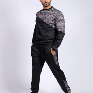 Conjunto de pantalones de chándal y Sudadera con capucha de talla grande al por mayor, ropa deportiva en blanco para hombre, chándal para hombre, conjunto de 2 piezas con capucha - Product Image 1