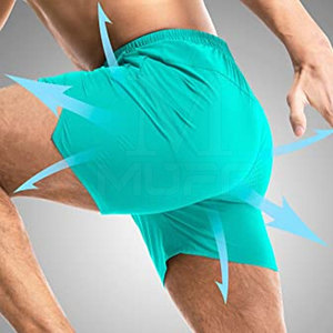 ¡Novedad de 2025! Pantalones cortos de gimnasio para hombre hechos con algodón de diseño personalizado, pantalones cortos de malla fabricados en Pakistán para adultos - Product Image 5