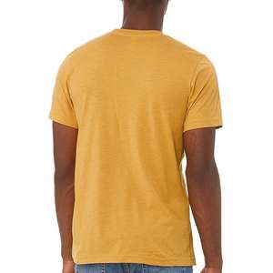 Camiseta de manga corta con cuello redondo más vendida, ropa informal de verano para hombre, camiseta en blanco lisa - Product Image 2