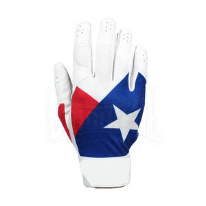 Guantes de bateo de béisbol Precio barato Logotipo personalizado Guantes de bateo de béisbol de cuero profesional - Product Image 3