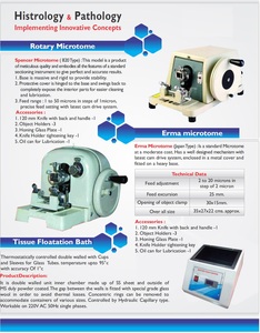 Micrótomo Rotatorio de Acero Inoxidable ERMA para Secciones de Tejido de Precisión, Personalizable OEM, Capacidad de 2-20 Micras para Laboratorios de Histología - Product Image 4