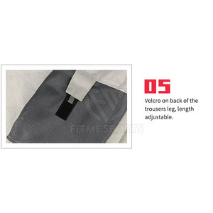 Pantalon de moto pour homme coupe-vent respirant écologique léger en Cordura/Polyester avec protections aux genoux et empiècements extensibles haute performance - Product Image 6
