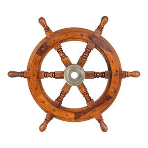 Authentic <b>Wooden</b> Ship <b>Wheels</b> for Nautical-Themed Decor and Collectibles - Product Image 1