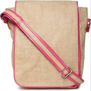 Sacs-cadeaux d'épicerie en jute de haute qualité Doublure en coton à boucle souple Motif personnalisable de taille moyenne écologique multicolore - Product Image 1