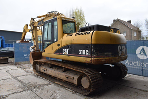 Crawler excavator Caterpillar 318CL Diesel for sale | Caterpillar 318C Diesel Crawler Excavator High Digging Power Yellow - Product Image 2