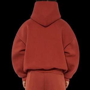 Vêtements personnalisés de grande taille vierge de haute qualité pour hommes Pull-over à capuche en coton lourd - Product Image 6