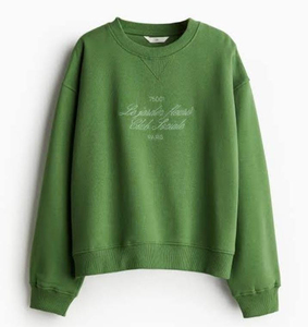 Jersey de gran tamaño bordado personalizado para mujer, Sudadera con capucha informal con estampado cálido, ropa de calle holgada con hombros caídos - Product Image 2