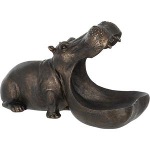 Prix de gros Sculpture d'hippopotame en bronze Figurine d'animal africain dangereux Décor Statue d'hippopotame antique Taille personnalisée - Product Image 6
