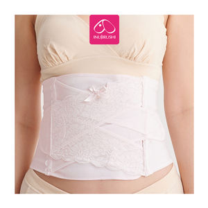 Ceinture de maintien post-partum respirante et de haute qualité, en tissu élégant, avec dentelle puissante, pour la taille et le ventre après chirurgie - Product Image 1