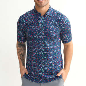 Polo de hombre recién llegado al por mayor camisetas polo Golf manga corta algodón poliéster LICRA bolsillo personalizadas para hombre - Product Image 5