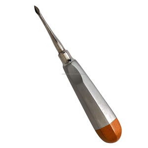 Elevador Manual Ergonómico para Puntas de Raíz, Acero Inoxidable Plateado, Certificado CE, Instrumento Dental para Extracción, Cirugía Oral, World Surgical - Product Image 1