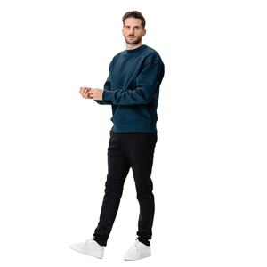 Sudadera de Hombre, Lisa, Gruesa, de Felpa, Cuello Redondo, para Uso Diario, Gimnasio, con Bordado Personalizado, Impresión, Marca Privada - Product Image 2