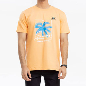 เสื้อยืดพิมพ์ลายกราฟิกน้ำหนักเบาสไตล์ใหม่สำหรับผู้ชาย ทรงหลวมใส่สบายสำหรับฤดูร้อน คุณภาพพรีเมียม ผลิตจากผ้าฝ้าย 100% - Product Image 1