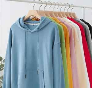 Sweat à capuche unisexe 100 % coton, doublé, anti-plis, respirant, toutes couleurs, streetwear urbain premium, pour homme et femme, effet délavé - Product Image 1