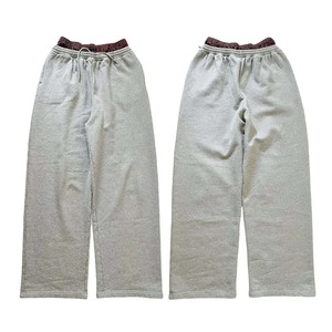 Nouveaux pantalons de survêtement à double taille de haute qualité avec molleton 100% coton épais, logo personnalisé - Product Image 1