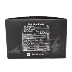 Résine de Shilajit de l'Himalaya pur 100% de marque privée OEM Wild 85 + Trace Minerals 80% + Fulvic Acid 15g Organic Shilajit High Fulvic - Product Image 5