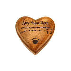Pet <b>Urns</b> <b>for</b> <b>Dogs</b> <b>Ashes</b> Personalized Wooden Cremation <b>Urns</b> Handcrafted Rosewood Heart Shaped <b>Urns</b> <b>for</b> Pet <b>Ashes</b> - Product Image 3