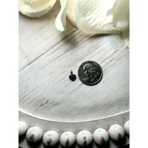 Zuni Handmade Opal & Rose Gold Pendant with Sterling <b>Silver</b> Bezel Setting Rhodium Plated Religious <b>Charm</b> Jewelry - Product Image 2