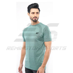 T-shirt décontracté à col rond en coton personnalisé pour hommes Polo pour hommes T-shirt de haute qualité pour hommes t-shirt Sialkot Pakistan - Product Image 2