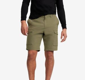 Pantalones Cortos Cargo de Secado Rápido para Hombre, de Poliéster/Algodón, con Cierre de Cremallera, Cintura Media, Bolsillos, Estilo Casual, Ropa de Trabajo para Construcción - Product Image 1