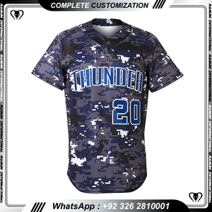 Maillots de baseball pour jeunes personnalisés avec numéros personnalisables - Product Image 3