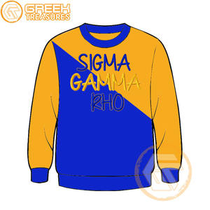 Haute qualité personnalisé Sigma Gamma Rho coton polaire sweat brodé pull veste femmes vêtements grecs sororité Style - Product Image 5