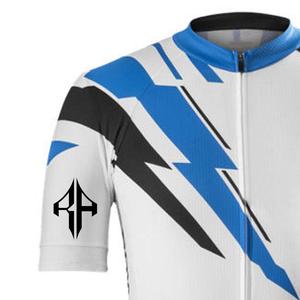 Venta caliente de los hombres de sublimación Camisetas de ciclismo Cremallera completa 100% Material de poliéster Premium Logotipo personalizado de alta calidad para los hombres - Product Image 4