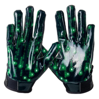 Guantes de fútbol gaélico Oozie Sports, de alta calidad, ligeros, transpirables, con cierre de cordones y correa ajustable para la muñeca.