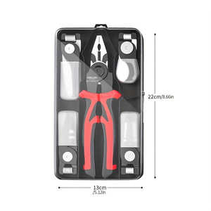 DELIXI Alicates de Electricista 5 en 1, Herramienta Profesional para Pelar y Crimpar Cables Metálicos, Herramienta Manual Multifuncional de 1 Pieza, Métrica - Product Image 2