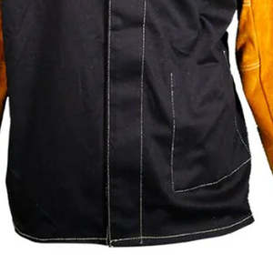 Chaquetas de Soldadura de Cuero Resistentes al Fuego, Antiestáticas, Resistentes al Calor de 200 °C, Ropa de Seguridad para Soldador con Protección Contra Incendios, Mangas Largas - Product Image 4