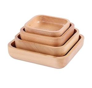 Tazón de Madera 100% Natural para Servir Aperitivos y Cena, con Acabado de Alta Calidad, Tazón de Madera para Servir Ensaladas, Hecho a Mano - Product Image 5