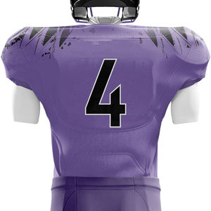 Fabrication OEM, prix compétitif, uniforme de football américain court, haute qualité, 100% polyester, séchage rapide, antibactérien - Product Image 3