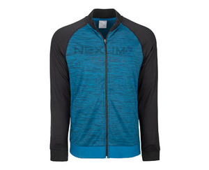 Hiver Retro Design Men Track Jacket Slim Fit Sporty Stand Collar Zipper Top for Outdoor Running Cycling Hiking Daily Streetwear - Product Image 1