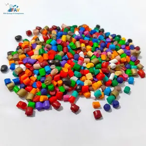 Favolene masterbatch đa màu sắc chủ hàng loạt viên nhựa nguyên liệu nhựa cho PP Pet HDPE PLA của sản phẩm nhựa