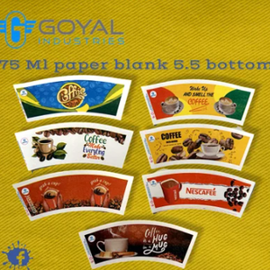 Nouveau Design Gobelet En Papier Vierge 90 Ml itc impression thé café 165 gsm Faire Tasse En Papier Fabriqué En Inde - Product Image 4