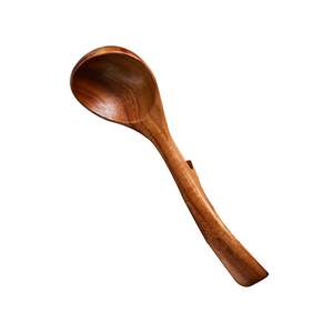 Cuchara de Madera para Sopa, Cucharón para Sopa de Arroz, Cucharas para Cocinar, Utensilios de Mesa/ Uso en Restaurantes, Platos para Ensaladas, Fiestas, Mesa - Product Image 6