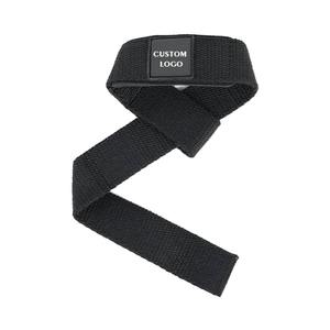 Correas de Muñeca Unisex Negras de Neopreno, Algodón y Poliéster para Levantamiento de Pesas/Fitness en el Gimnasio - Product Image 1