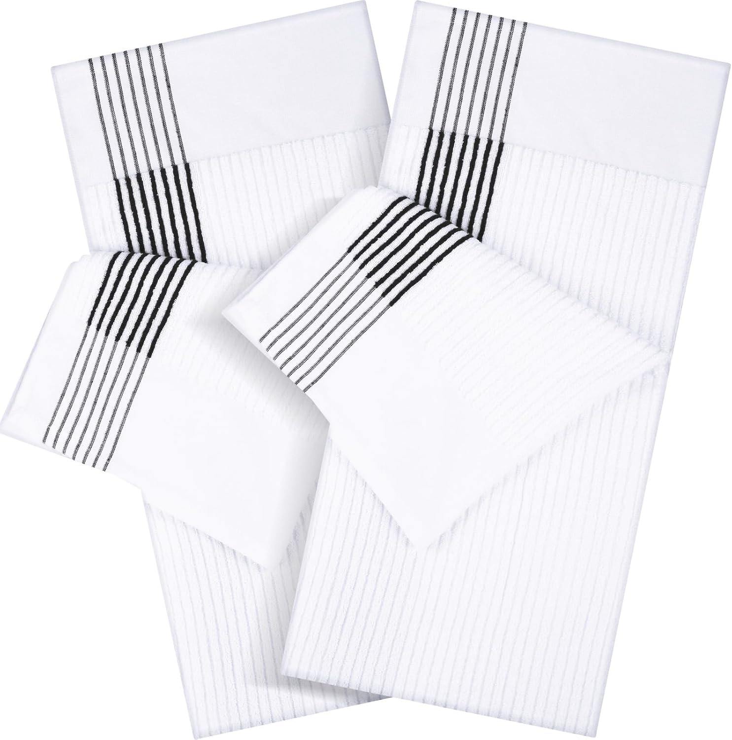White With Black Stripe