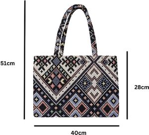 Bolsas de Yute natural impresas personalizadas reutilizables 100% con asas duraderas Calidad superior Sacos de lona de lujo perfectos para uso diario - Product Image 1