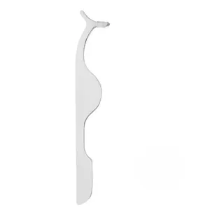 Pinzas para pestañas con punta de fibra y logotipo impreso, pinzas de agarre Nano de grado, pinzas de extensión de pestañas con etiqueta privada personalizada - Product Image 2