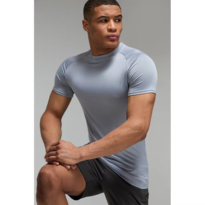 Camiseta de manga corta para hombre 100% algodón importado stock suave Jersey tela transpirable camiseta hecha en Pakistán - Product Image 4