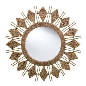 Vietrustic Home Inspiration Wall Adorno Seagrass Yute Espejo para Babyroom Decor - Product Image 5
