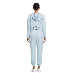 ชุดวอร์มมีฮู้ดสำหรับผู้หญิงเซ็ต2ชิ้นยางยืดกางเกงคาร์โก้กางเกงวอร์มใส่ได้ทั้งชายและหญิง - Product Image 4