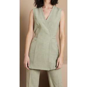 Uniforme de salon de beauté tendance, vêtements de travail de spa, tunique de style enveloppant, nouveaux vêtements de travail, uniforme d'esthéticienne pour femmes - Product Image 6