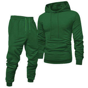 Vêtements de sport de haute qualité, ensembles de survêtement en coton deux pièces, survêtement personnalisé en gros pour hommes avec logo personnalisé - Product Image 5