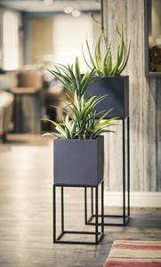 Maceta galvanizada de metal, perfecta para interiores, exteriores, jardín, hogar, balcón y Patio, arreglo floral rústico - Product Image 2