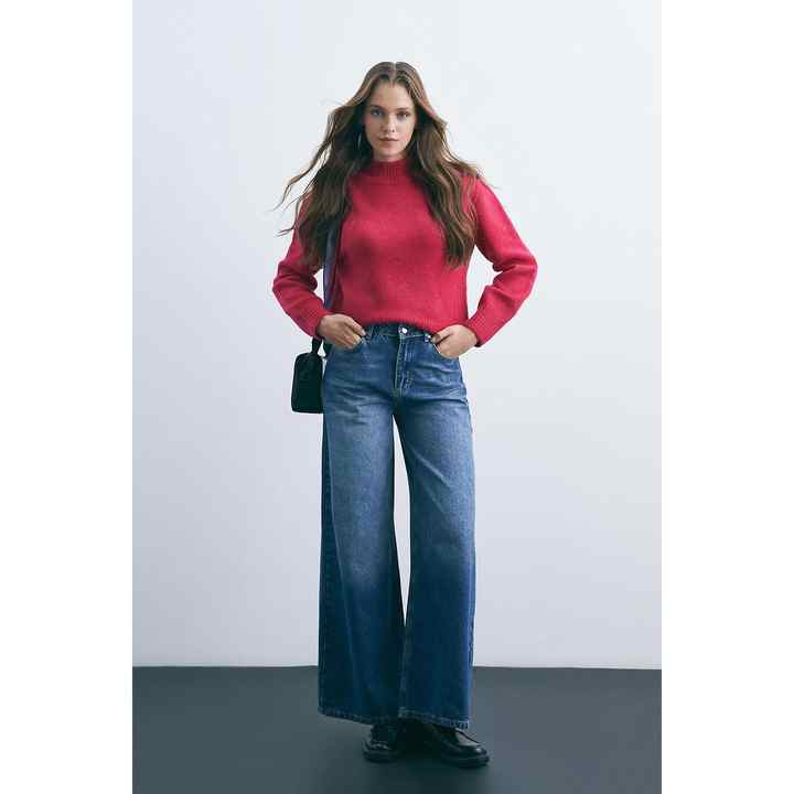 Mavi Wide Leg Oversized Fit Jeans