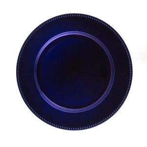 Plato para servir comida de Metal de calidad elegante para boda Diseño elegante Forma redonda Color plata Diseño de estrella Cargador Paladar - Product Image 6