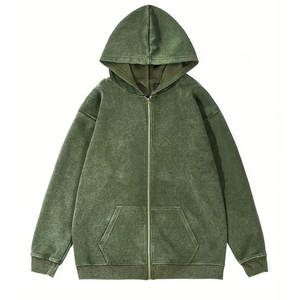 Sweat à capuche délavé à l'acide pour hommes, coupe ajustée, meilleure qualité, qualité supérieure, qualité supérieure, prix de gros - Product Image 1